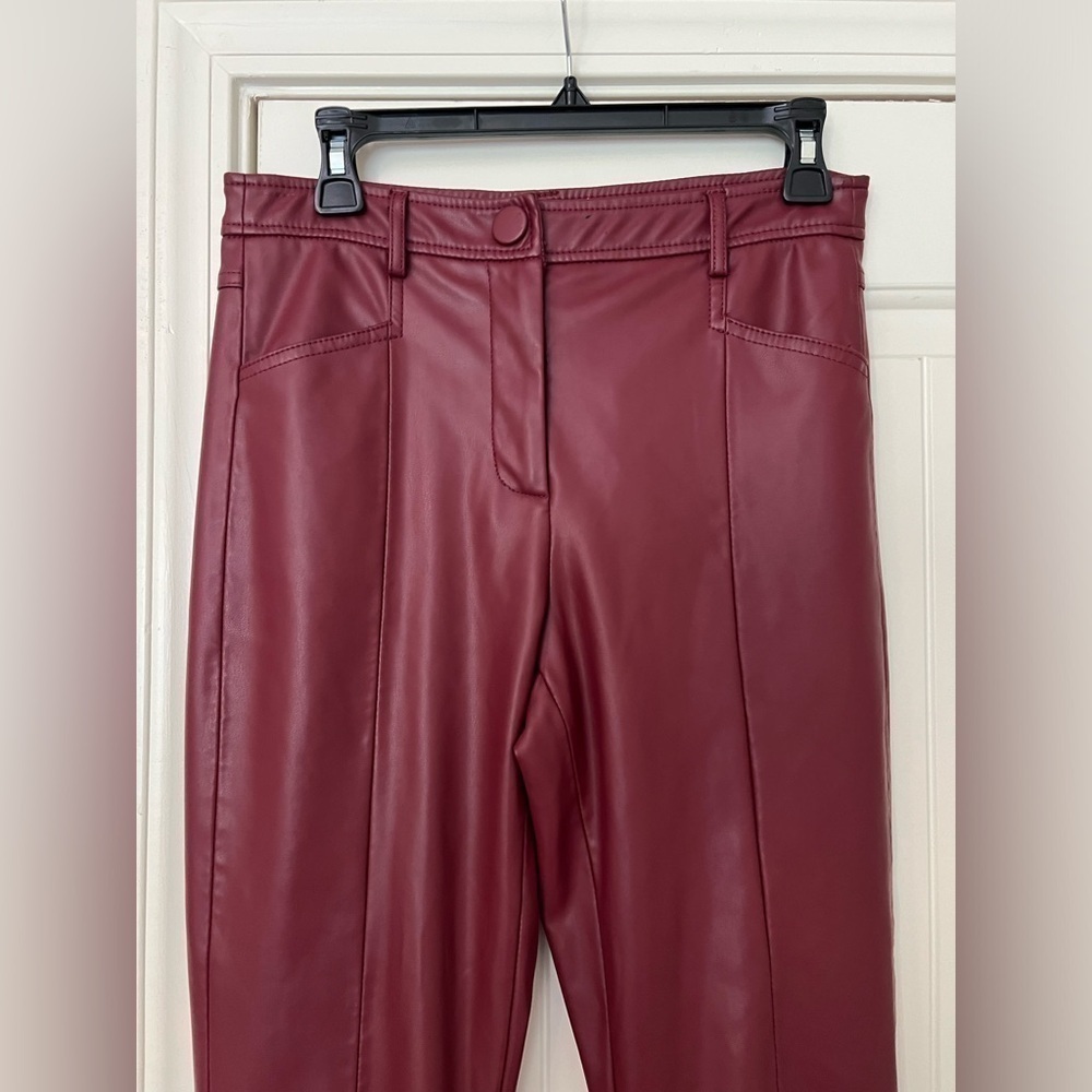 Milly Rue Faux Leather Pants - Picture 4 of 10
